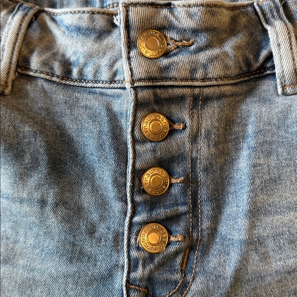 m jeans by maurices Jeans Slim Straight Ankle Mid Rise Distressed Size 16W - Picture 8 of 15